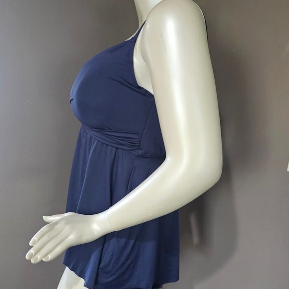 Coco Reef Contours Diamond Surplice Tankini Top - Picture 3 of 9